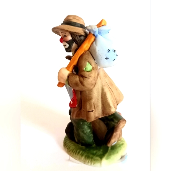 Emmett Kelly Jr. Miniature Porcelain Figurine by Flambro - Picture 5 of 6
